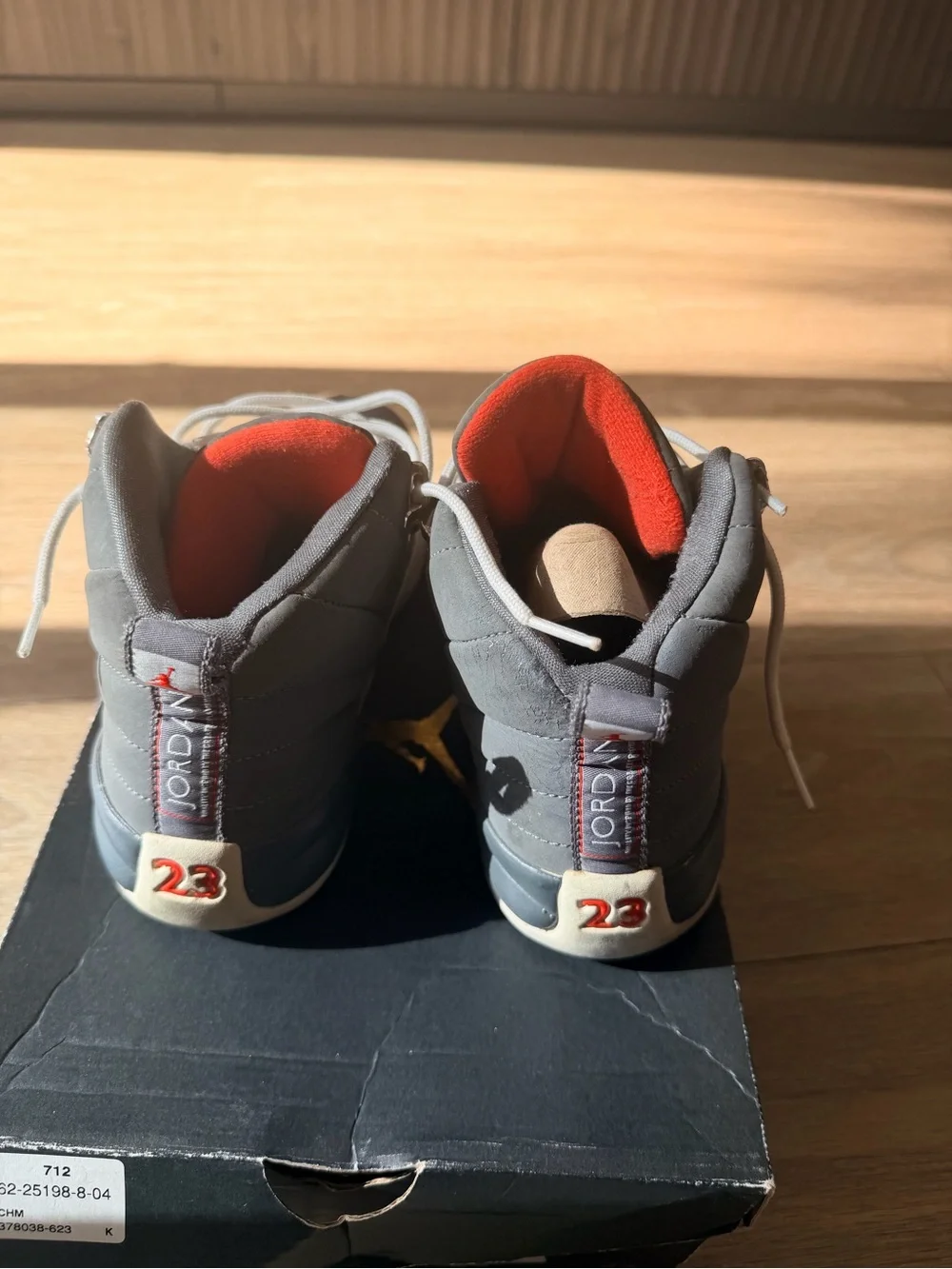 Authentic Air Jordan 12 Retro “Cool Grey” from the 2012 release 👟
